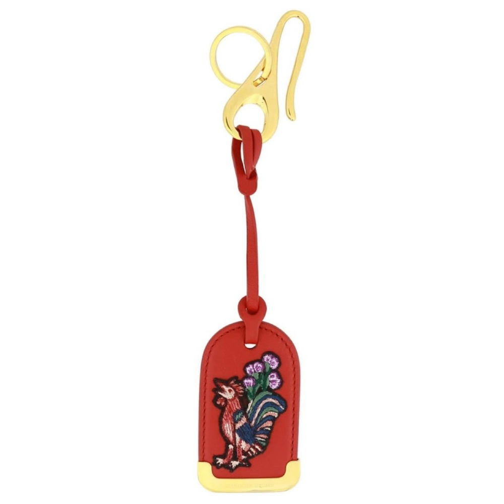 🎉Host Pick: Alexander McQueen Heroine Rooster Bag Charm Red